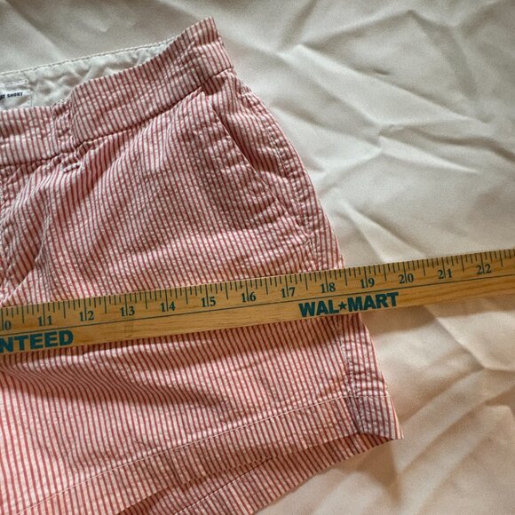 Old Navy Coral Stripe Women’s Casual Shorts - Picture 6 of 10